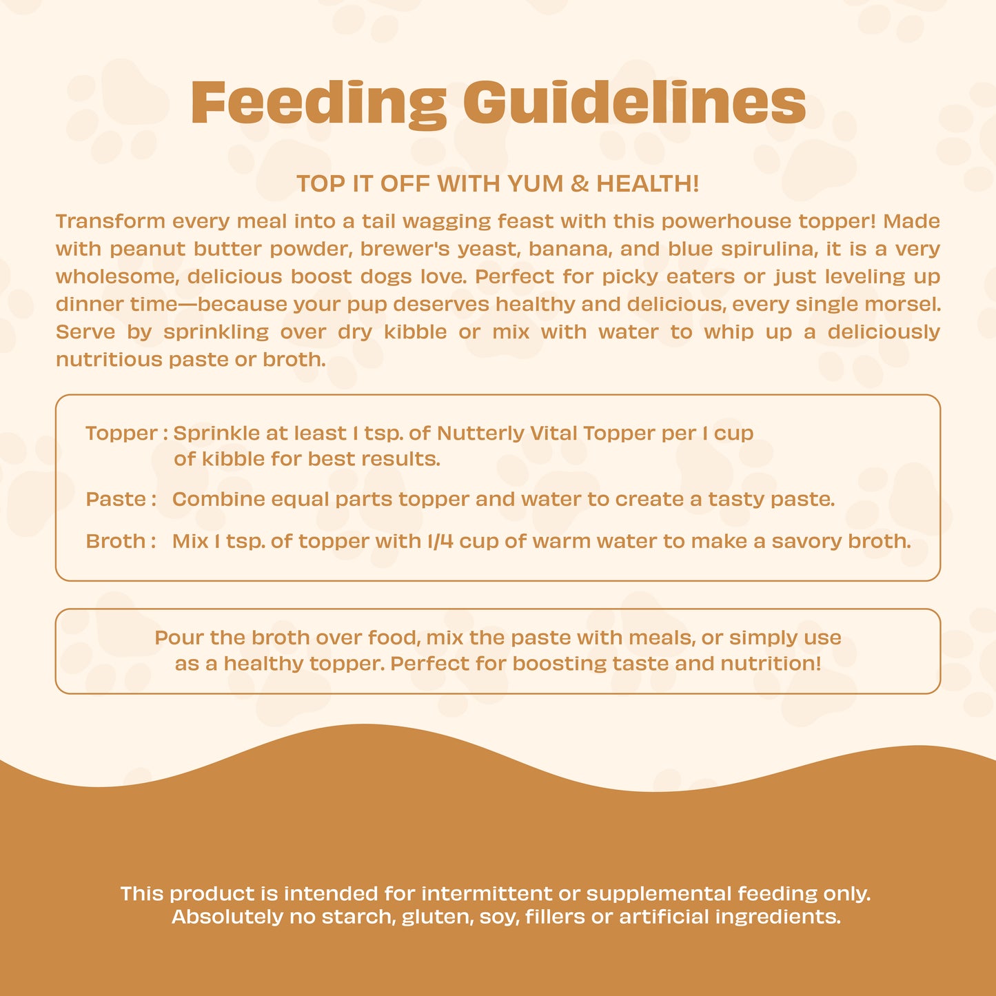 Pawfect Food Toppers Nutterly Vital Peanut Butter Powder (250g/8.82oz)