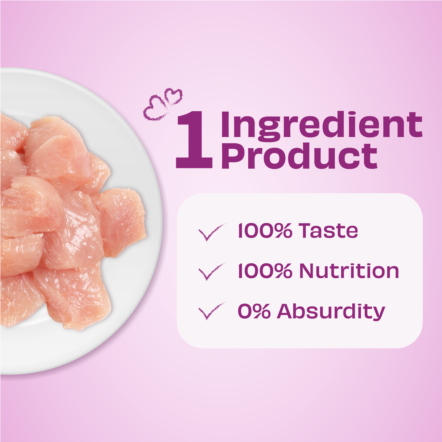 Freeze Dried Dog Treats: Chicken Breast (200g/7oz)