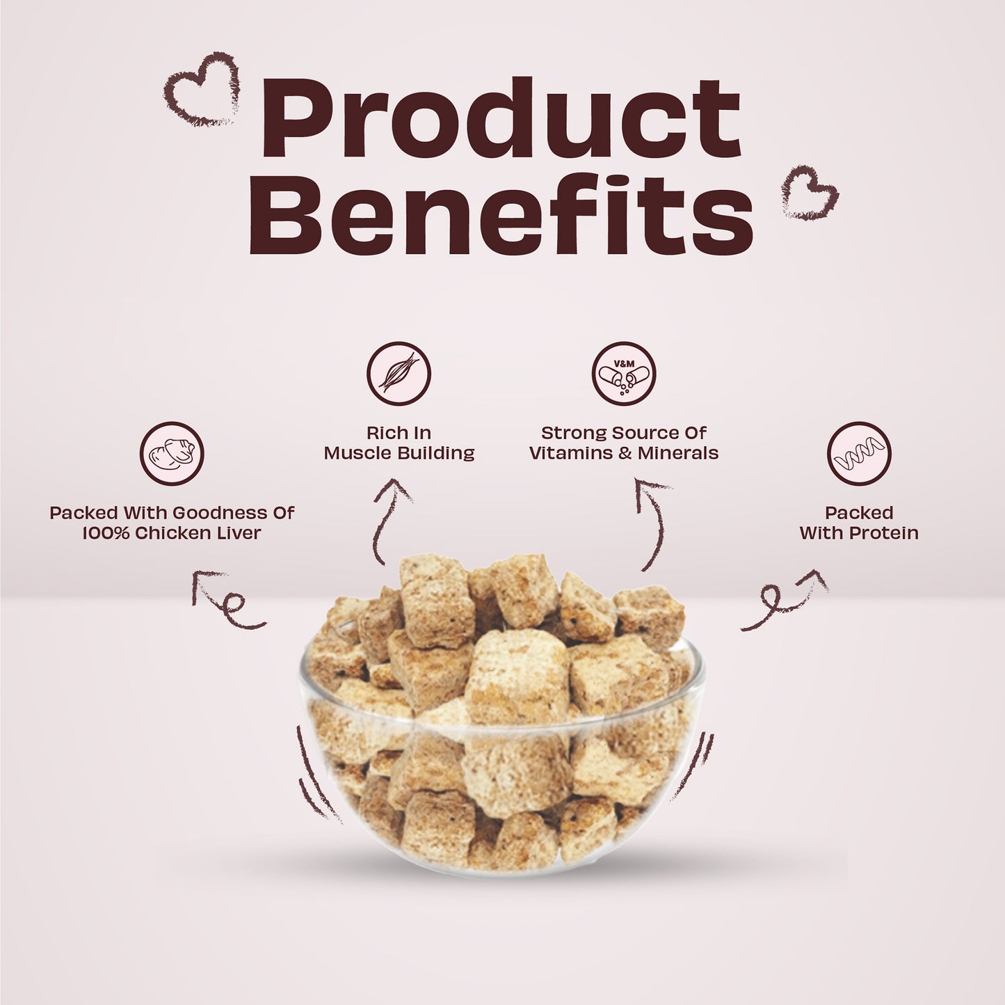 Freeze Dried Dog Treats: Chicken Liver (200g/7oz)
