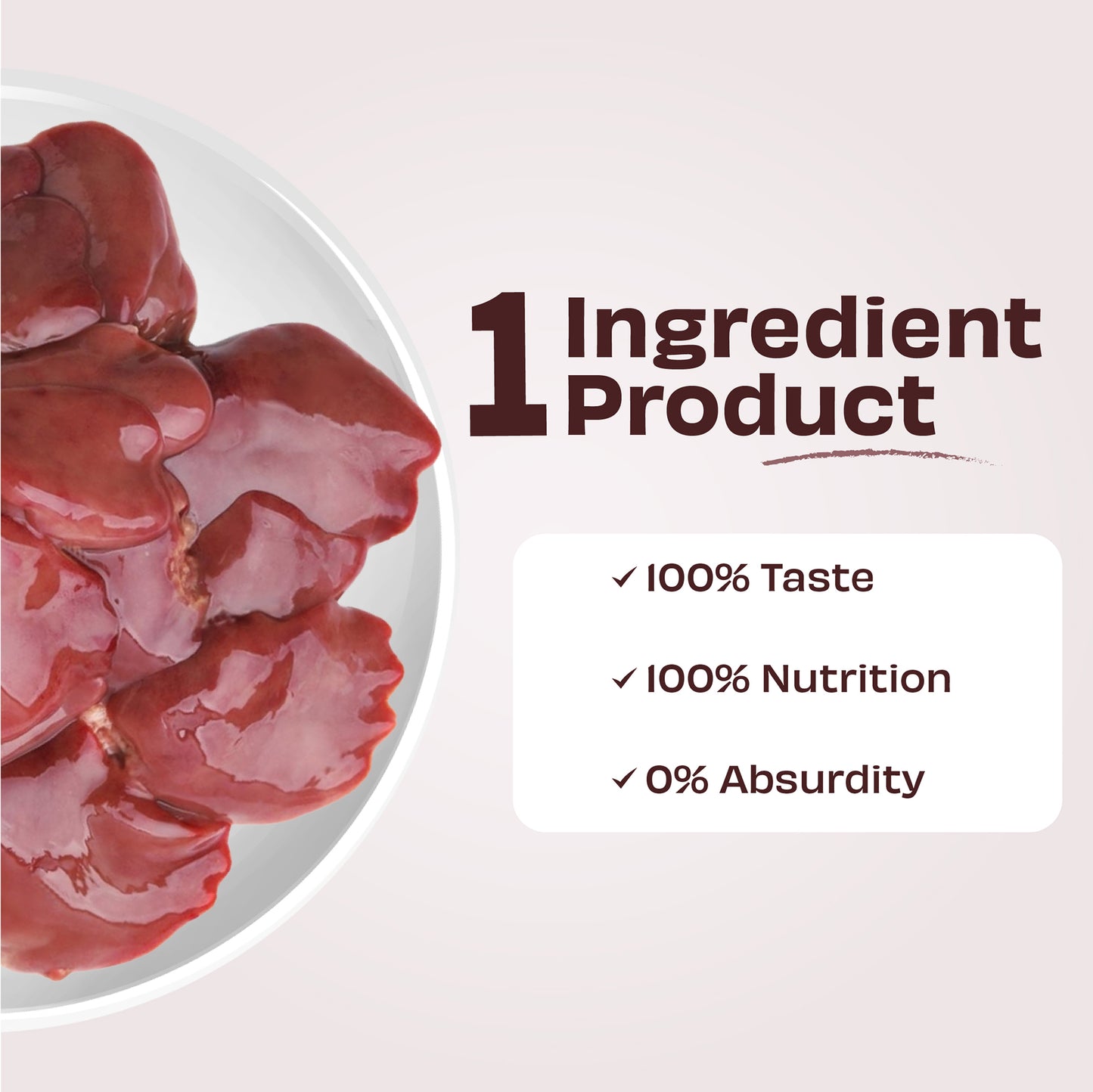Freeze Dried Dog Treats: Chicken Liver (200g/7oz)