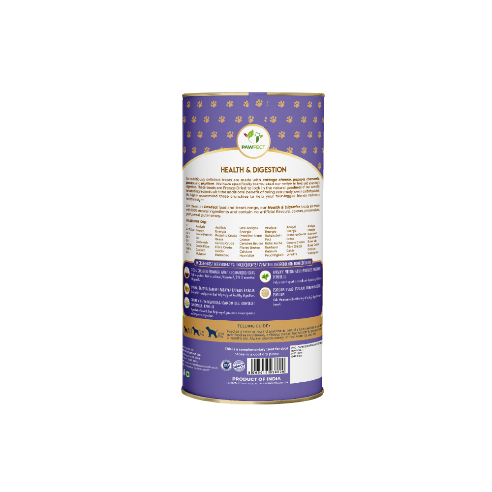 Nature's Munch Functional Dog Treats: Health & Digestion (75g/2.65oz)