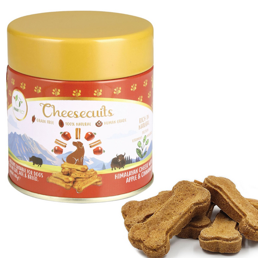 Cheesecuits Cheesy Dog Biscuits with Apple and Cinnamon (100g/3.53oz)
