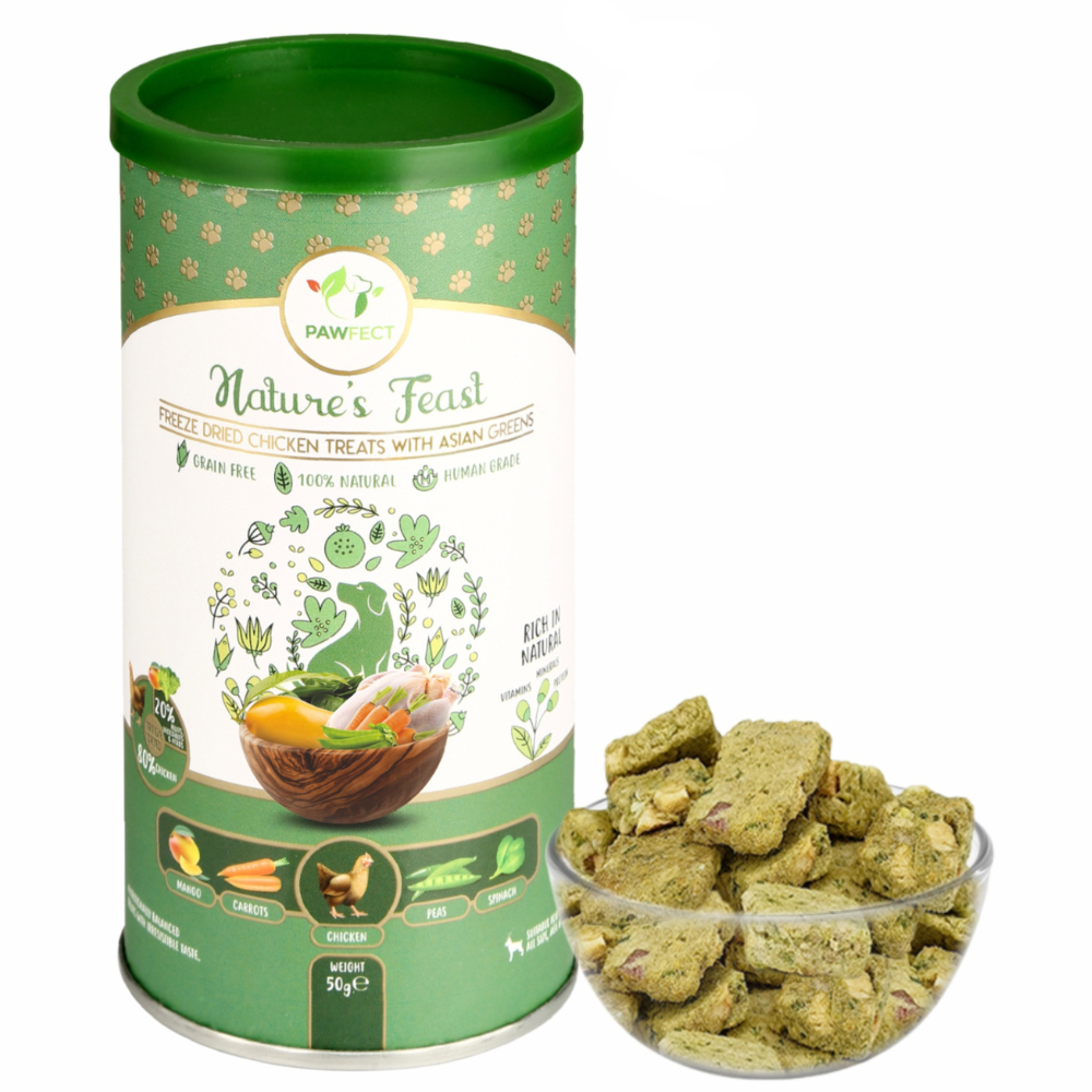 Pawfect Nature's Feast Dog Treats Trial Pack - Pack of 5