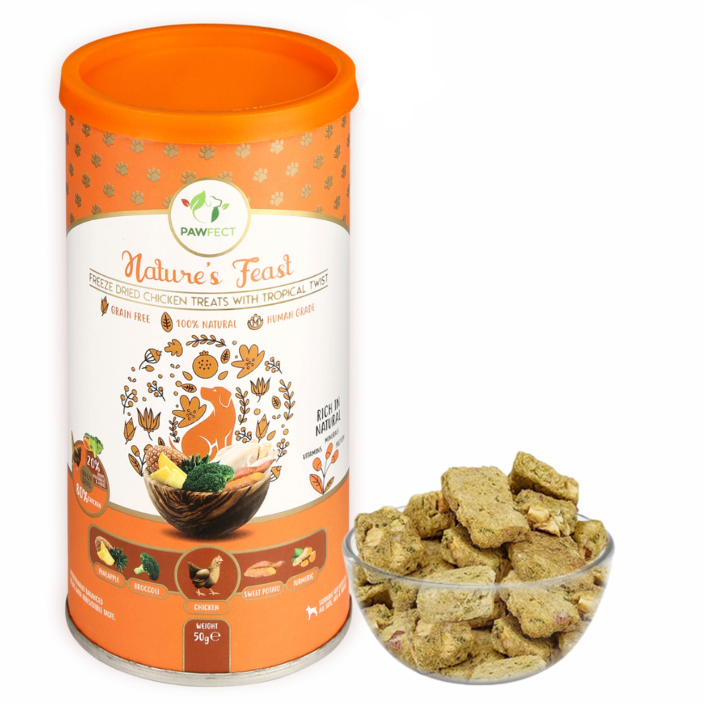 Pawfect Nature's Feast Dog Treats Trial Pack - Pack of 5