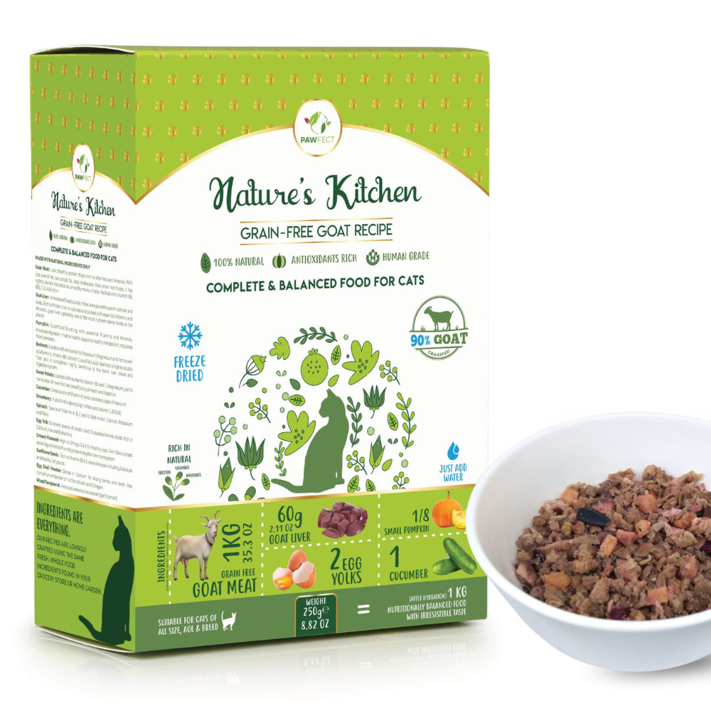 Pawfect Nature's Kitchen Freeze Dried Cat Food - Pack of 3