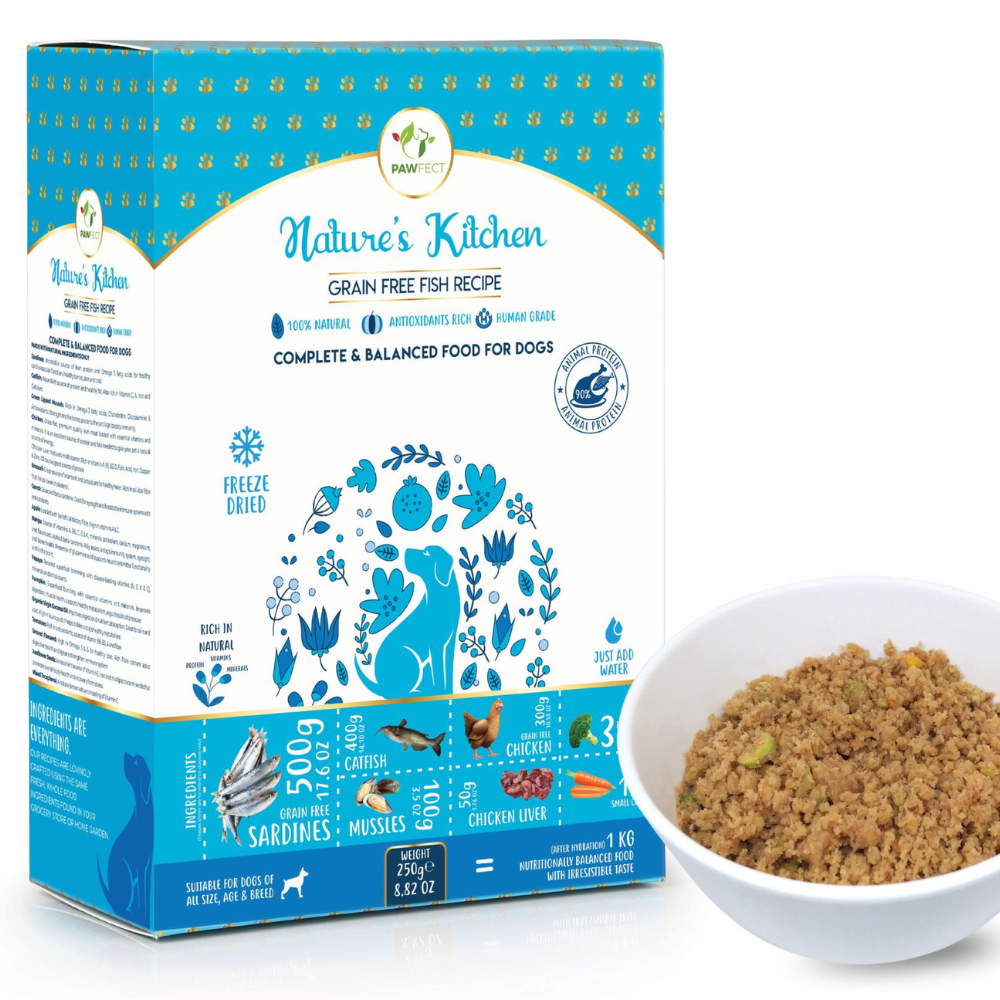 Pawfect Nature's Kitchen Freeze Dried Dog Food Trial Pack - Pack of 3