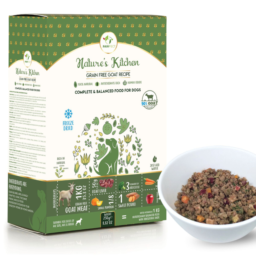Pawfect Nature's Kitchen Freeze Dried Dog Food Trial Pack - Pack of 3