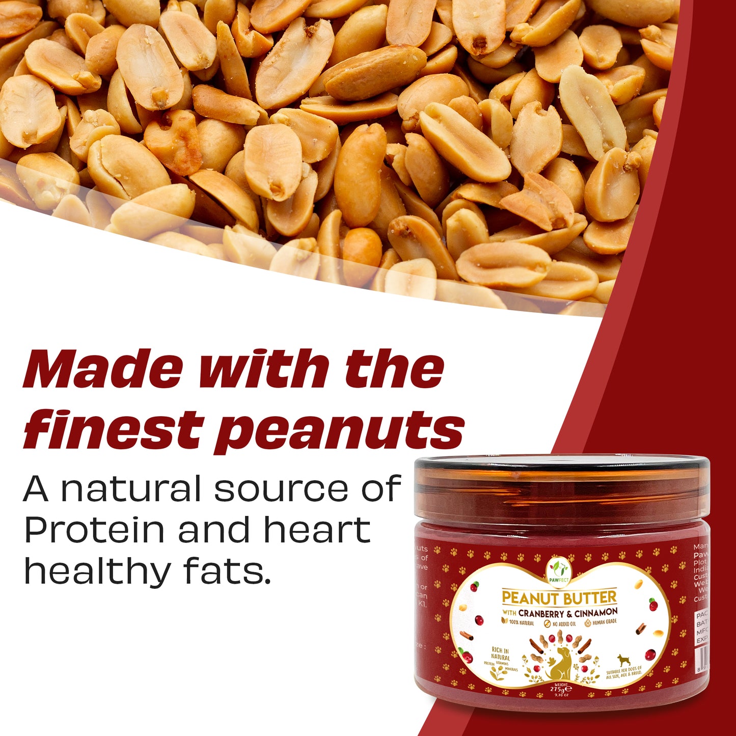 Peanut Butter: Cranberry & Cinnamon