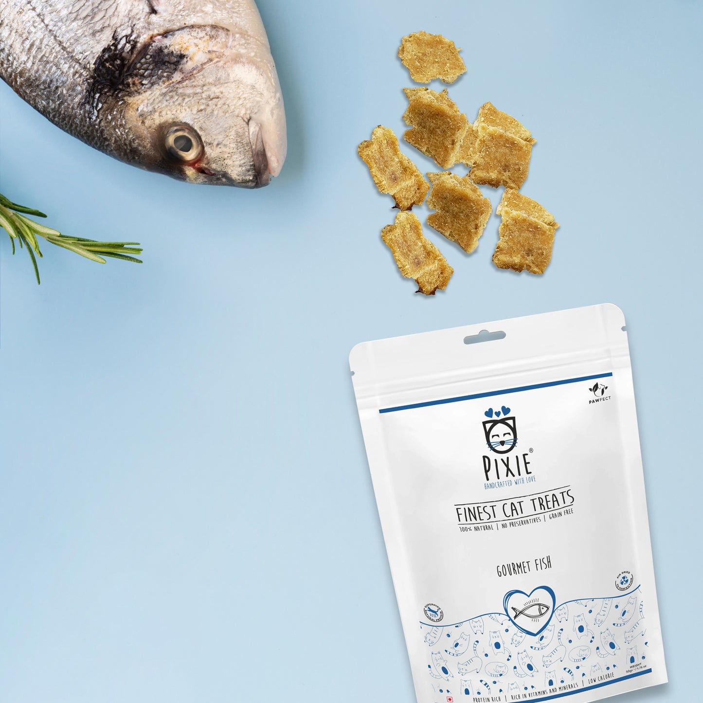 Pawfect Pixie Air dried Cat treat Trial Pack - Pack of 2