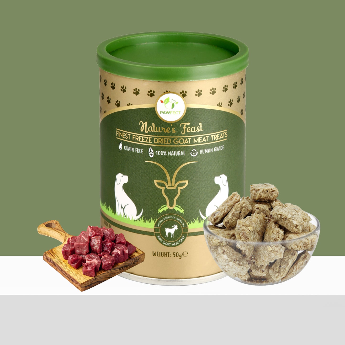 Pawfect Nature's Feast Dog Treats Trial Pack - Pack of 5