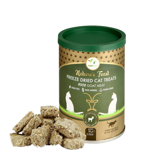 Nature's Feast Freeze Dried Cat Treats - Pack of 6