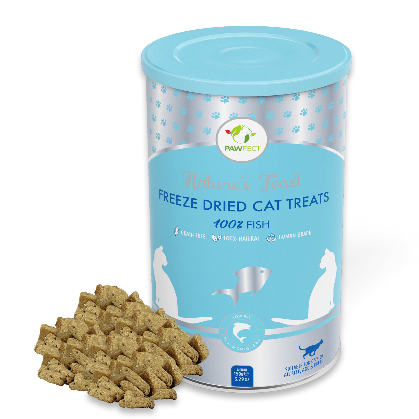 Nature's Feast Freeze Dried Cat Treats: Fish Meat