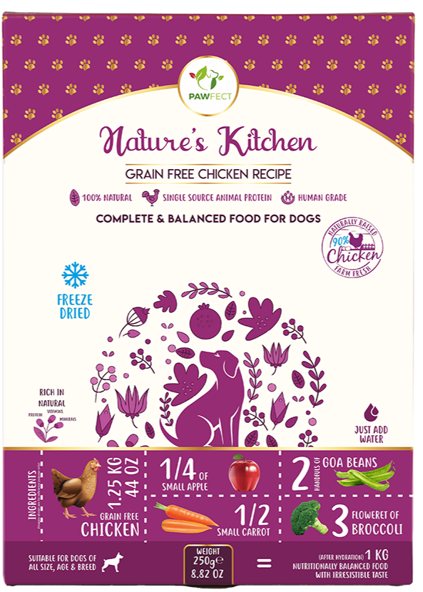 Nature's Kitchen Complete and Balanced Grain Free Dog Food: Chicken Recipe