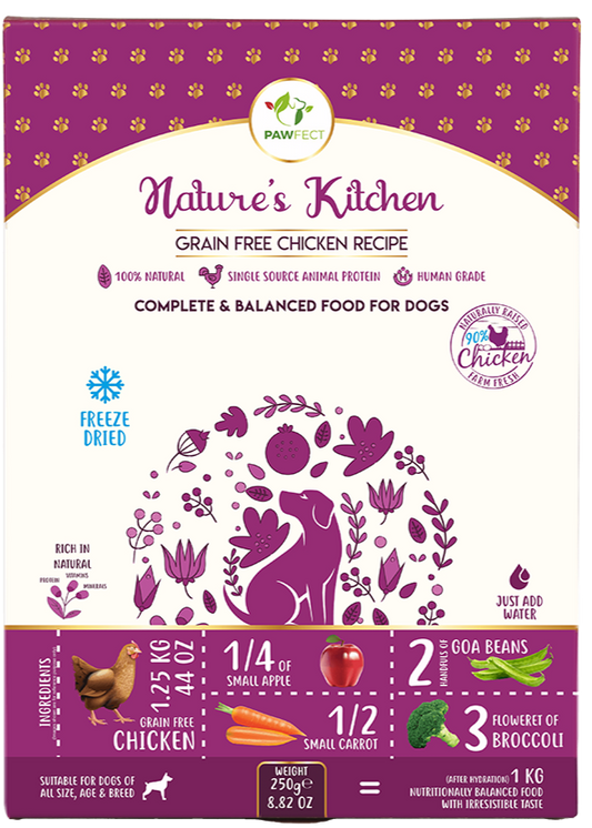 Nature's Kitchen Complete and Balanced Grain Free Dog Food: Chicken Recipe