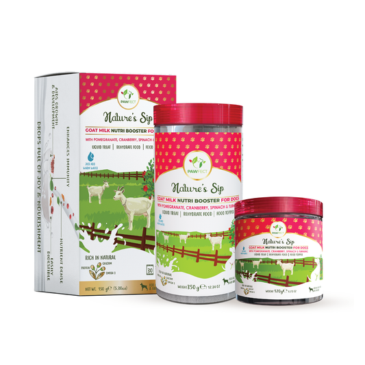 Nature's Sip for Dogs: Goat's Milk with Pomegranate & Cranberry