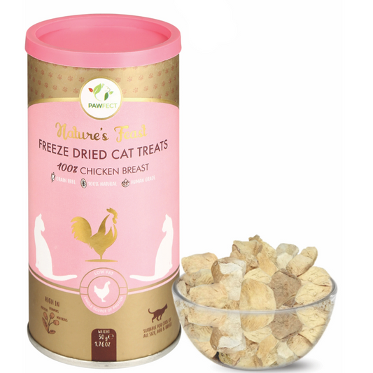 Nature's Feast Freeze Dried Cat Treats: Chicken Breast