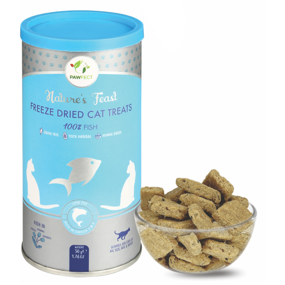 Nature's Feast Freeze Dried Cat Treats: Fish Meat