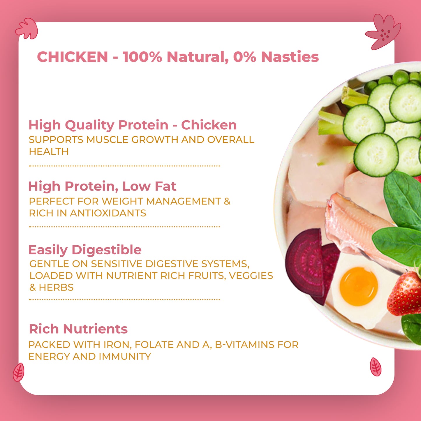 Nature's Kitchen Complete and Balanced Grain Free Cat Food: Chicken Recipe