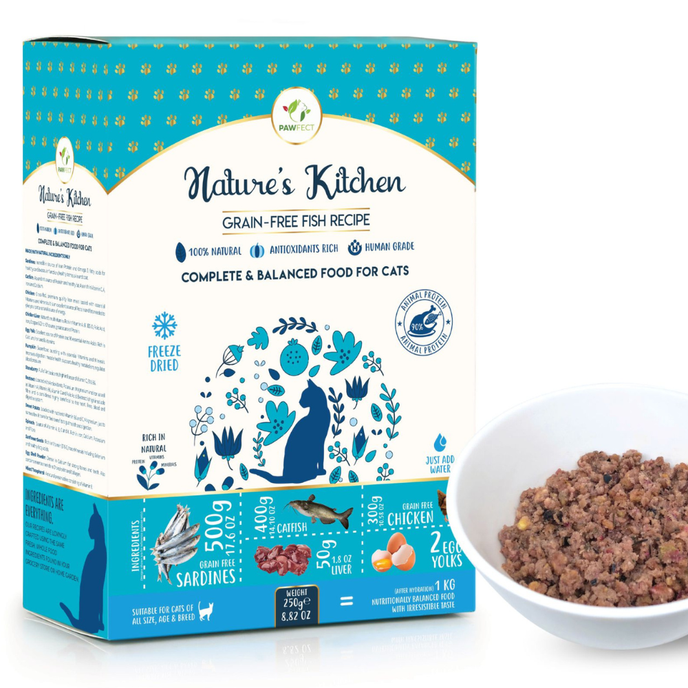 Nature's Kitchen Complete and Balanced Grain Free Cat Food: Fish Recipe