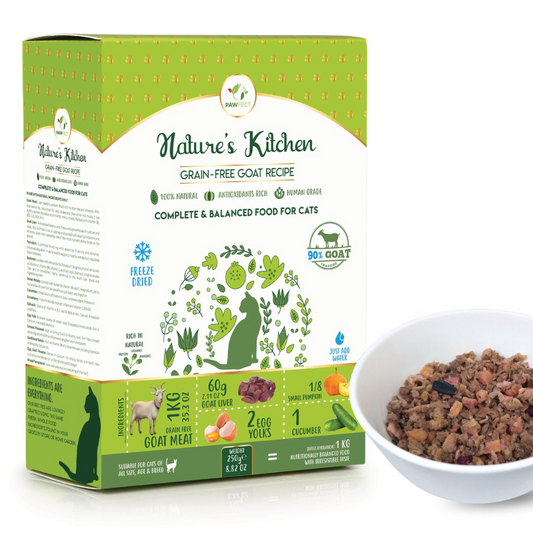 Nature's Kitchen Complete and Balanced Grain Free Cat Food: Goat Recipe