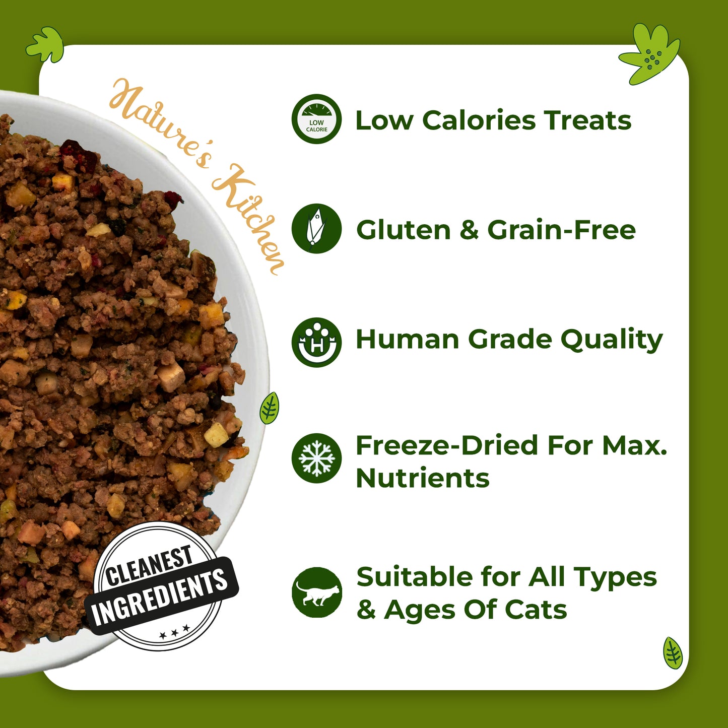 Nature's Kitchen Complete and Balanced Grain Free Cat Food: Goat Recipe