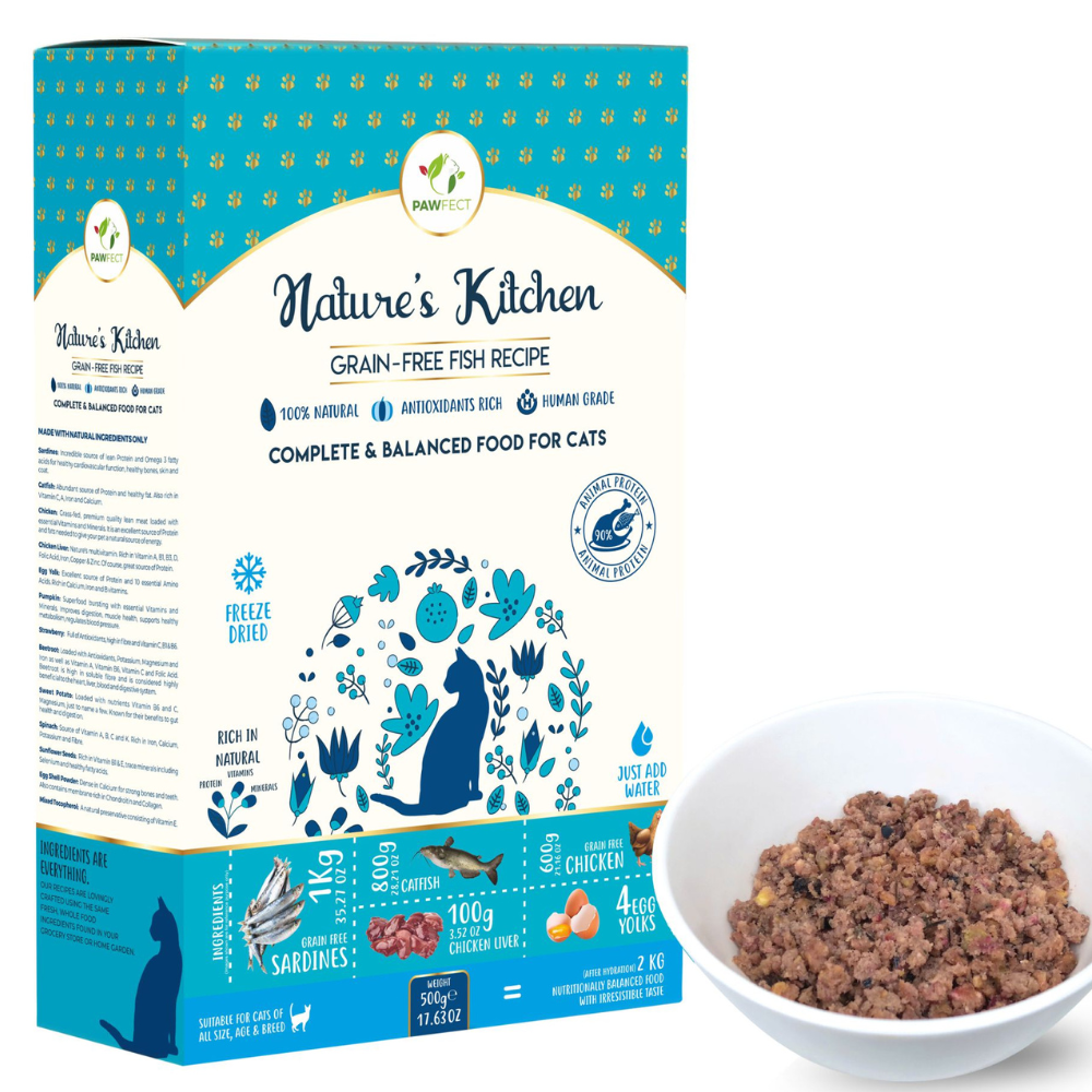 Nature's Kitchen Complete and Balanced Grain Free Cat Food: Fish Recipe