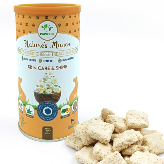 Nature's Munch Functional Dog Treats: Skin Care (75g/2.65oz)