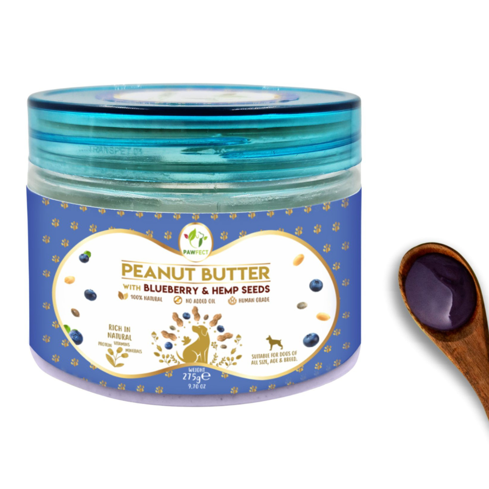 Pawfect Foods Peanut Butter Blueberry & Hempseeds Treat