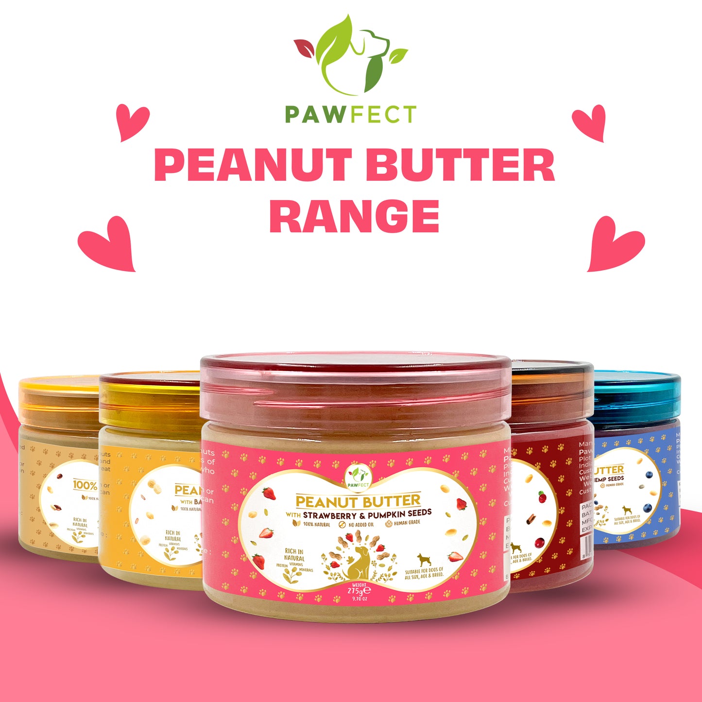 Peanut Butter: Strawberry & Pumpkin Seeds