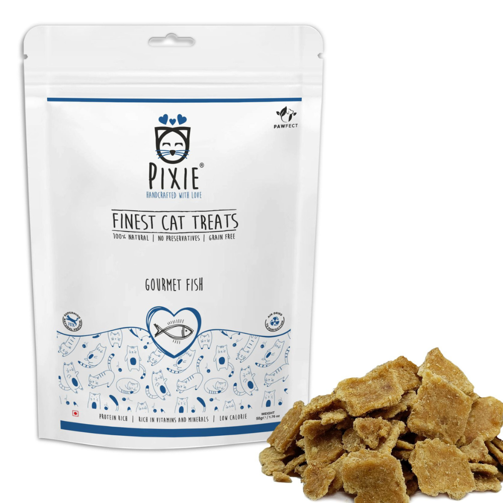 Pixie Cat Treats: Fish (50g/1.76oz)