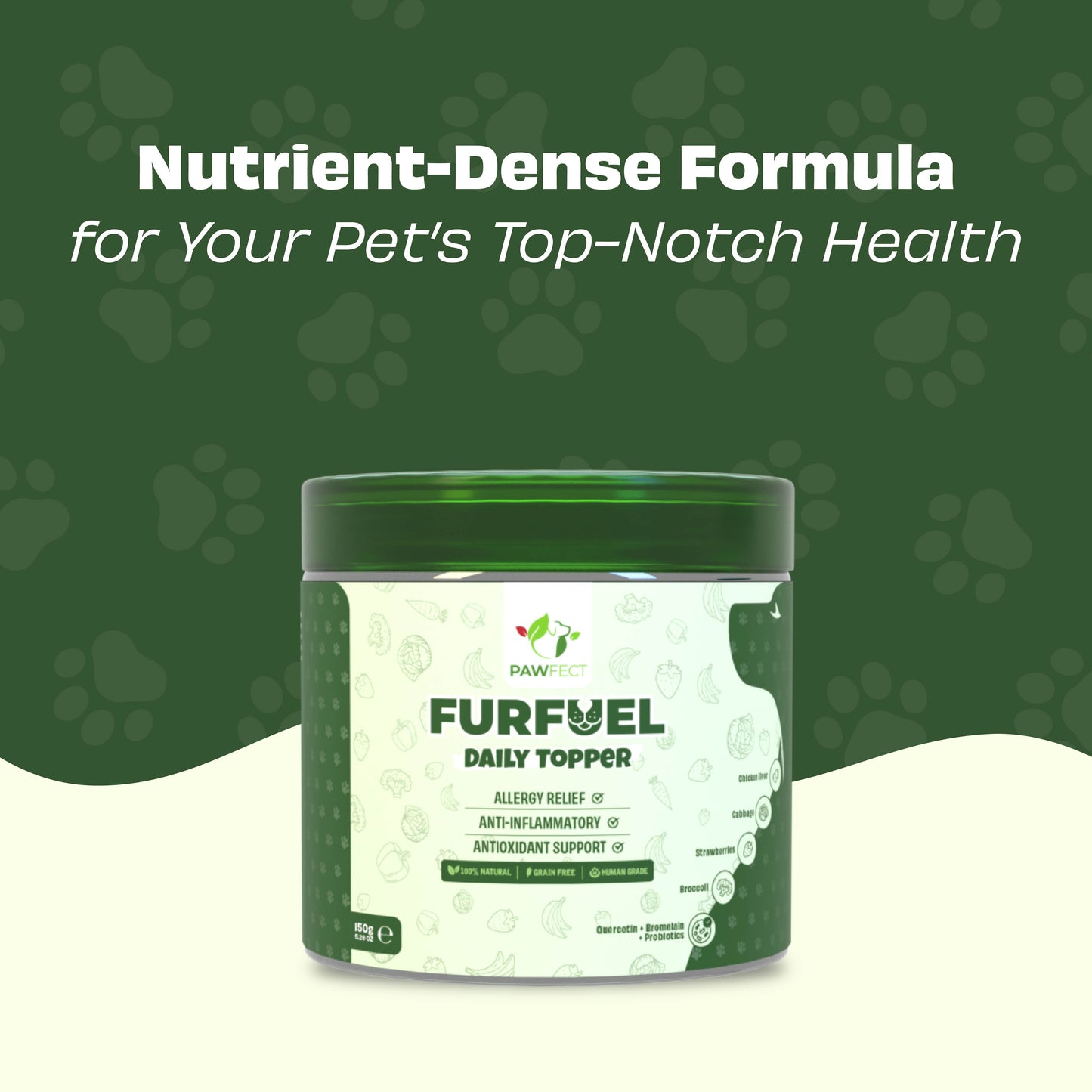 Pawfect Food Toppers Furfuel Daily (150g/5.29oz)