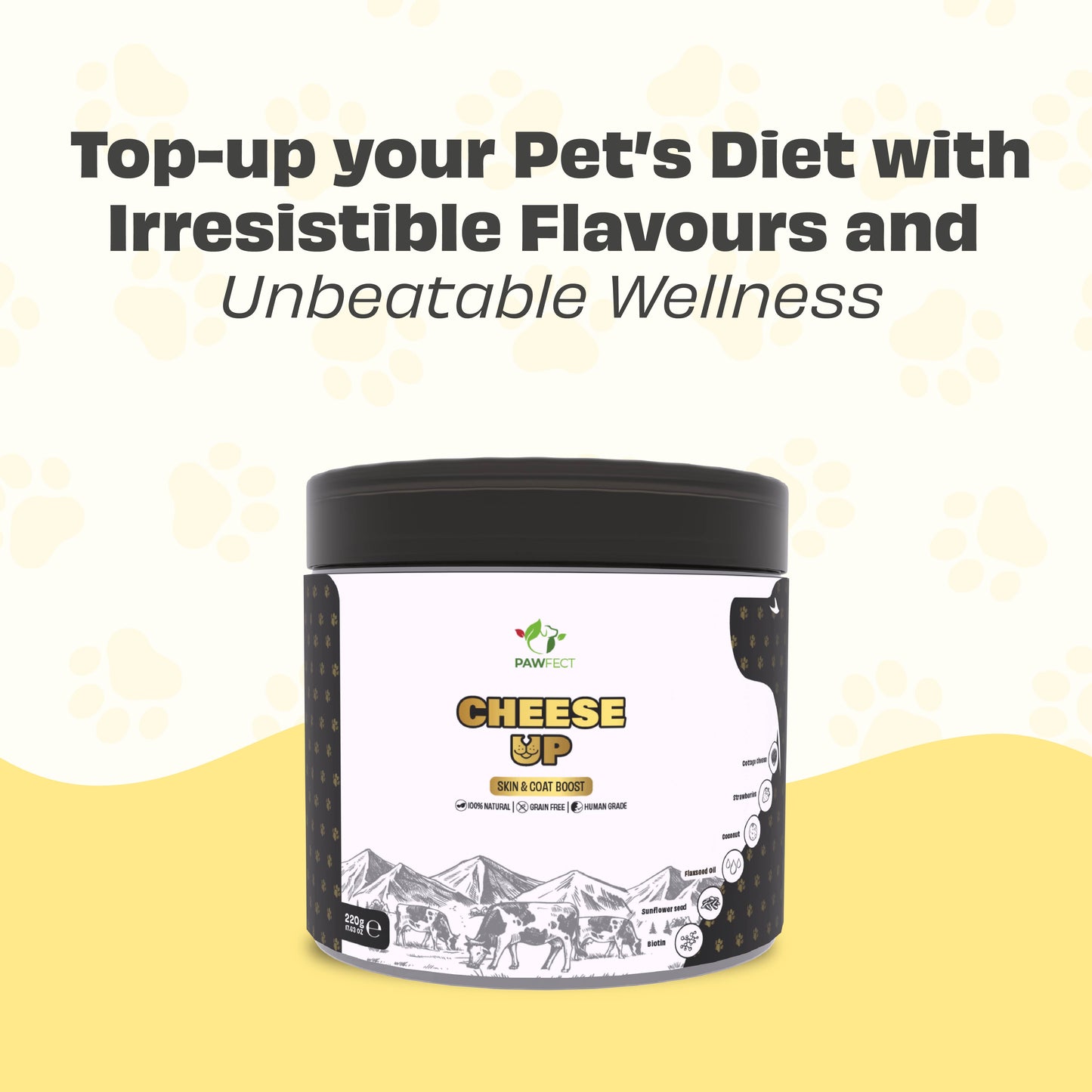 Pawfect Food Toppers Cheese Up (220g/7.76oz)