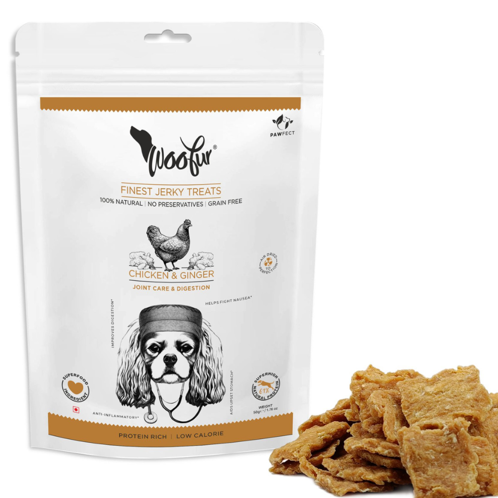 Pawfect Foods Woofur Jerky Treats Chicken & Ginger