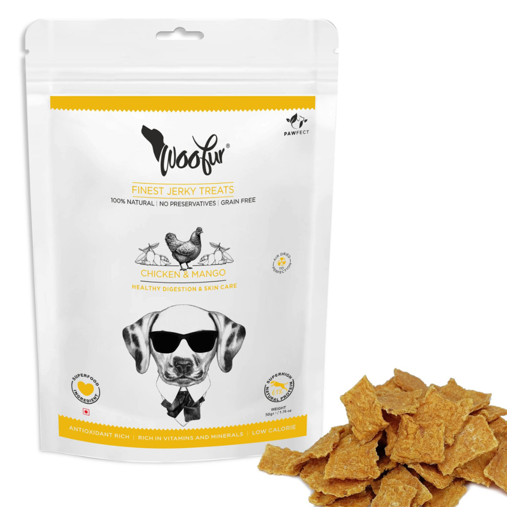 Pawfect Foods Woofur Jerky Treats Chicken & Mango Treat