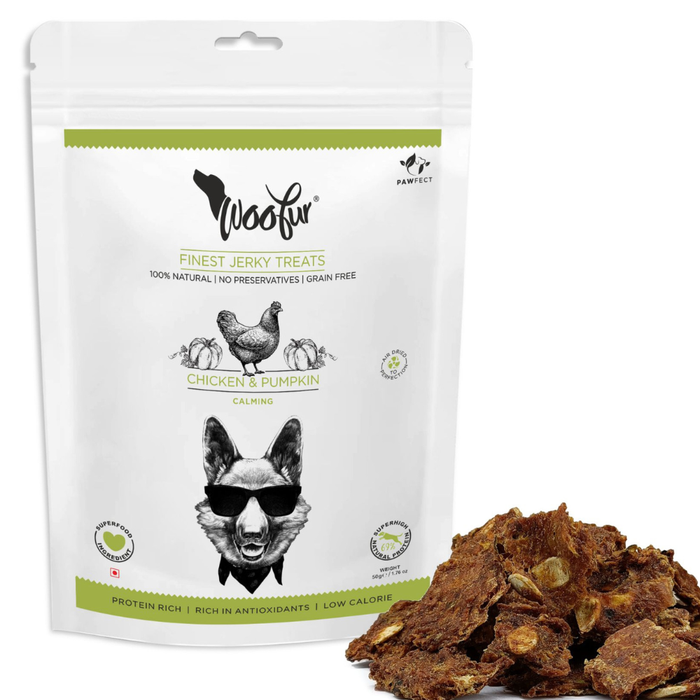 Pawfect Foods Woofur Jerky Treats Chicken & Pumpkin Treat
