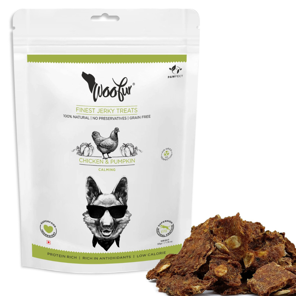 Woofur Jerky Treats: Chicken & Pumpkin (50g/1.76oz) (Chewy)