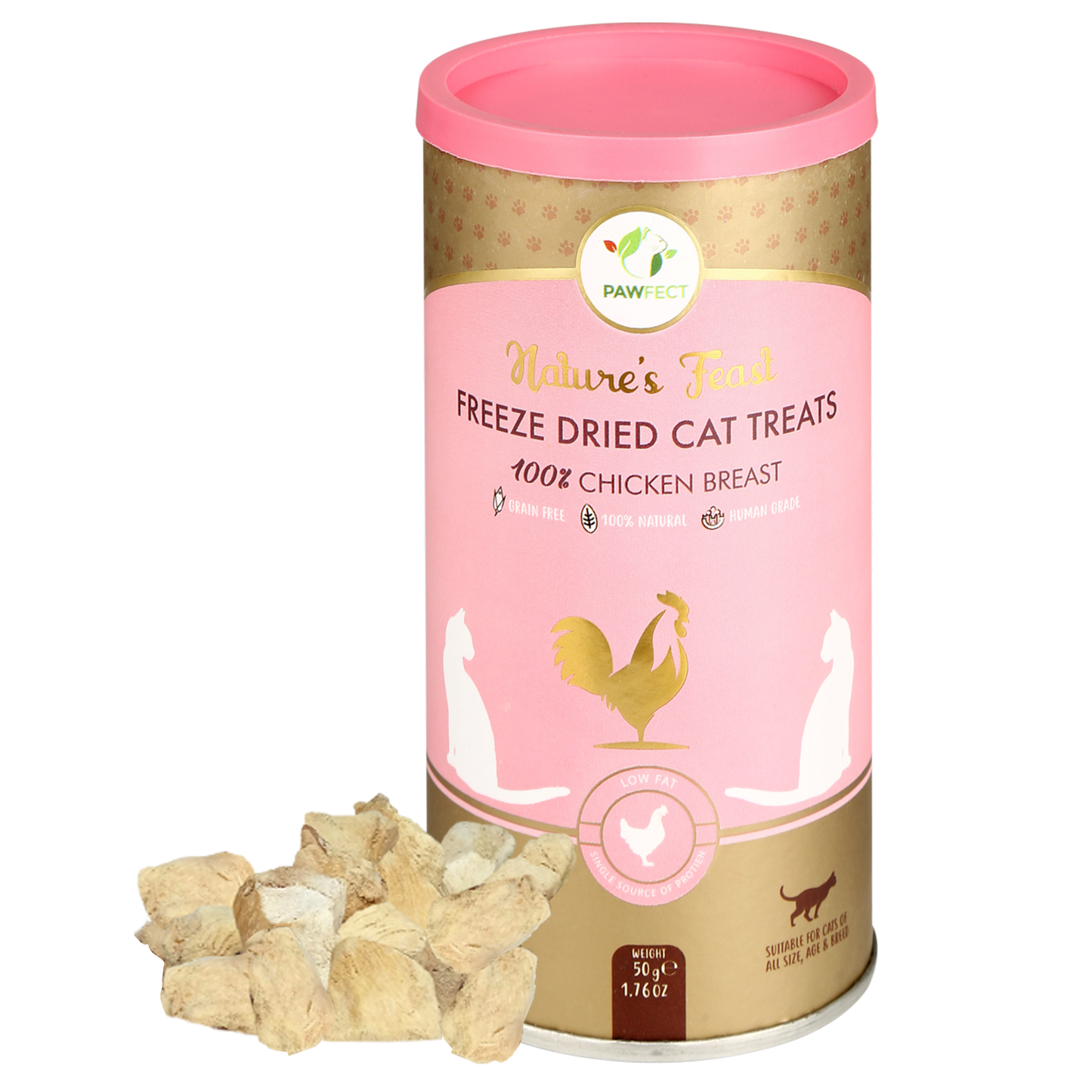 Nature's Feast Freeze Dried Cat Treats: Chicken Breast