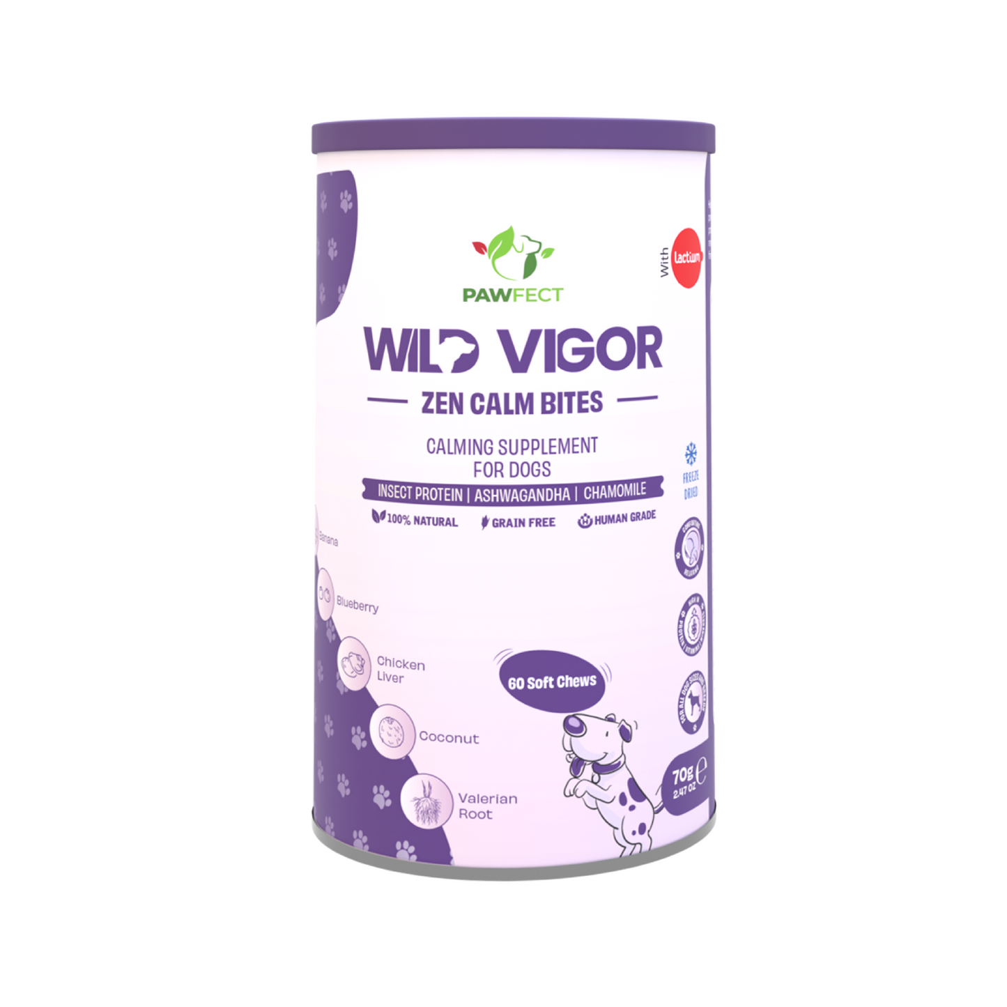 Pawfect Wild Vigor Zen Calm Bites (70g/2.46oz)