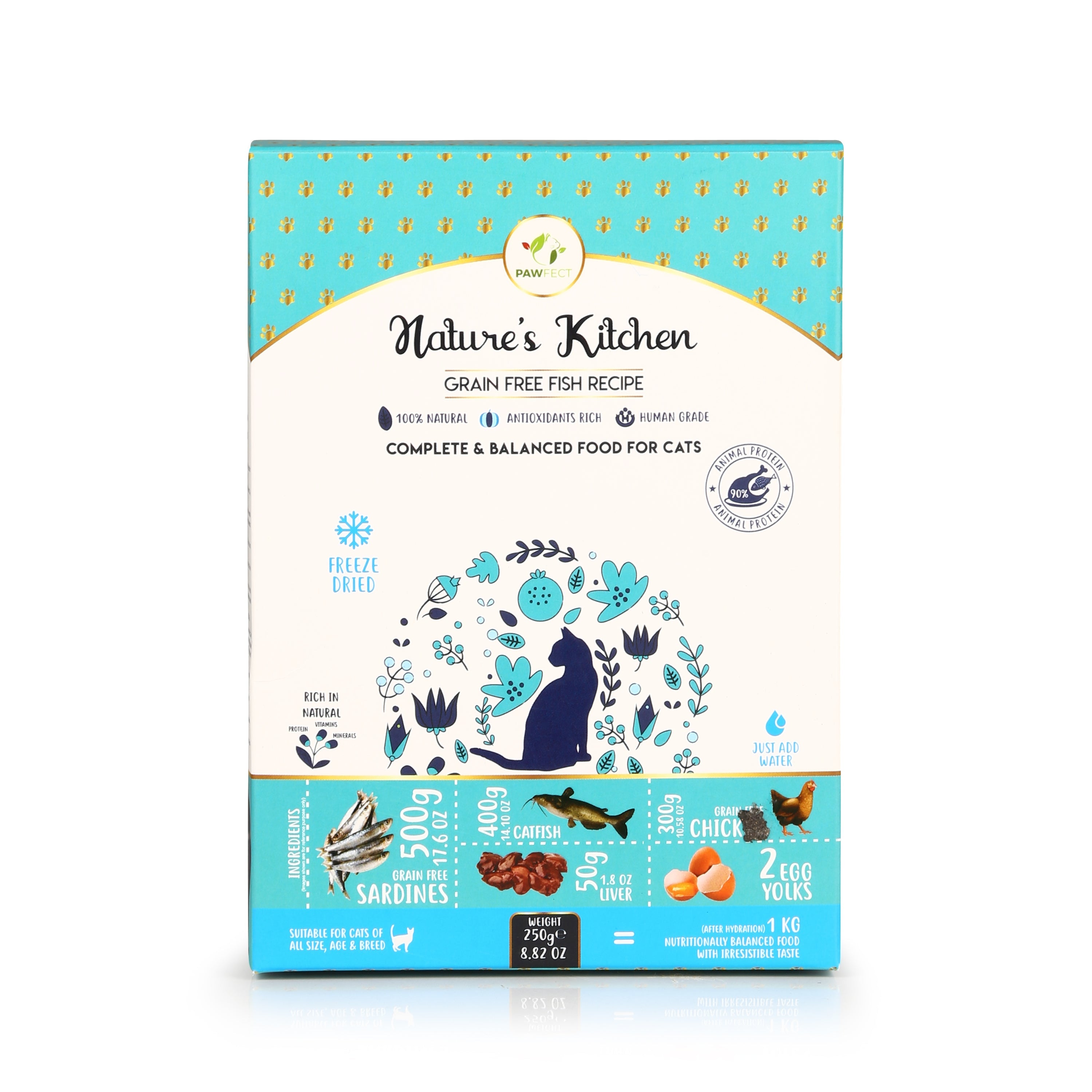 Nature's Kitchen - Freeze Dried Fish Recipe for Cats