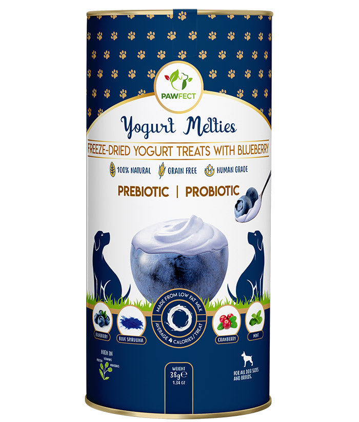 Freeze Dried Yogurt Treats for Dogs With Blueberry