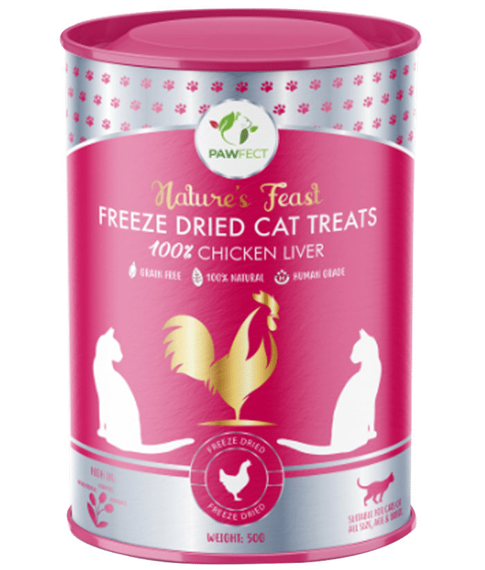 Nature's Feast - Freeze Dried Chicken Liver Treats for Cats