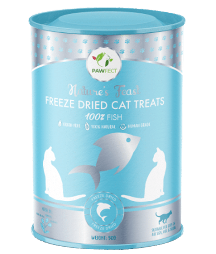 Nature's Feast - Freeze Dried Fish Treats for Cats