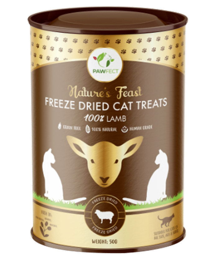 Nature's Feast - Freeze Dried Lamb Treats for Cats